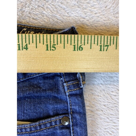 Eddie Bauer Slightly Curvy Straight Jeans Women's 10 Denim Blue Jeans - Picture 5 of 9